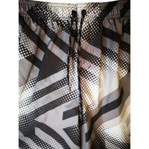 Nike Swim Trunks Shorts Men's Size Large Black, Gray - Picture 4 of 8